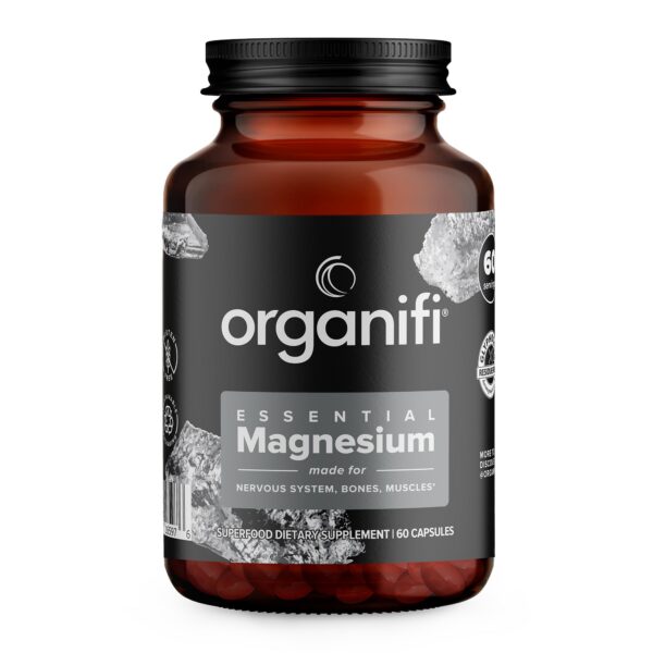 Frente de la caja Organifi Magnesium Glycinate 150 mg