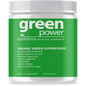 Frente de Green Power Organic Greens Powder
