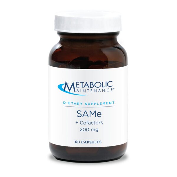 Version 1.0.0 Frasco Metabolic Maintenance SAM-E+cofactores frente