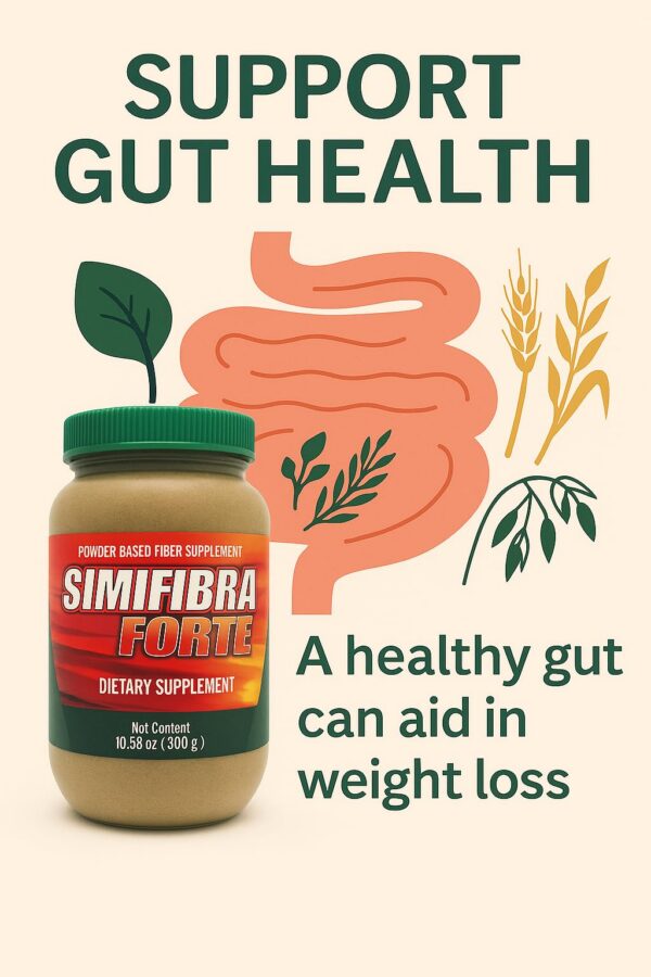 Version 1.0.0 Frente del paquete suplemento alimenticio SIMIFIBRA FORTE