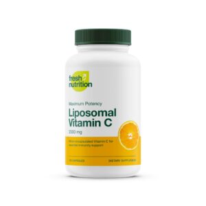Version 1.0.0 Fresh Nutrition cápsulas vitamina c liposomal envase