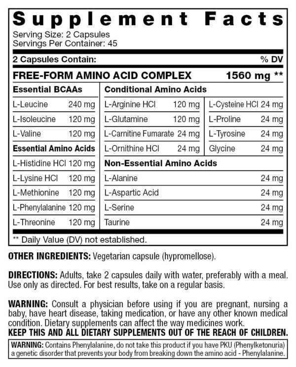 Aminoácidos BCAA en cápsulas