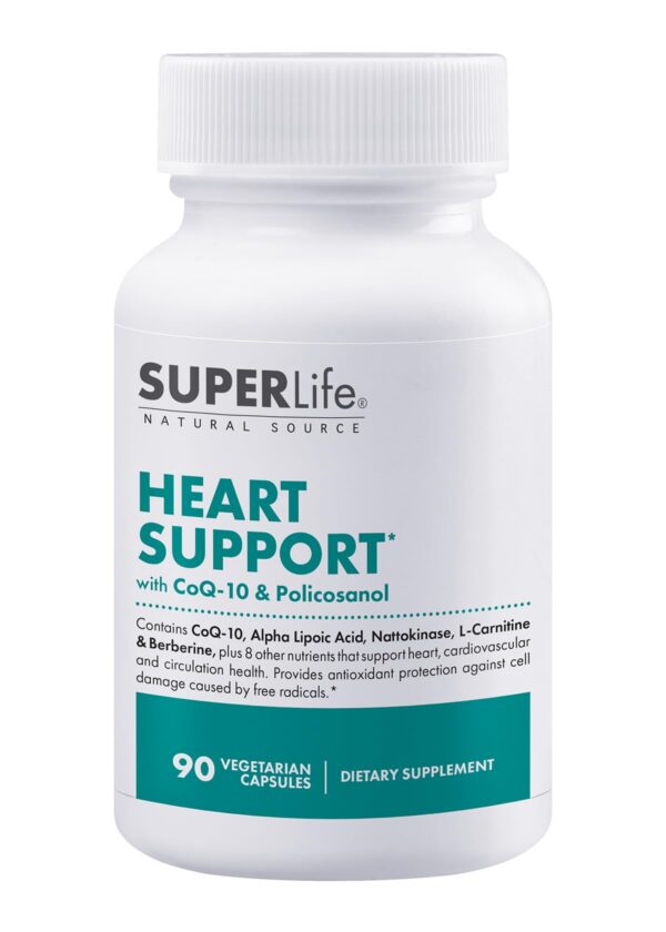 Fresh Start Heart Support etiqueta frontal