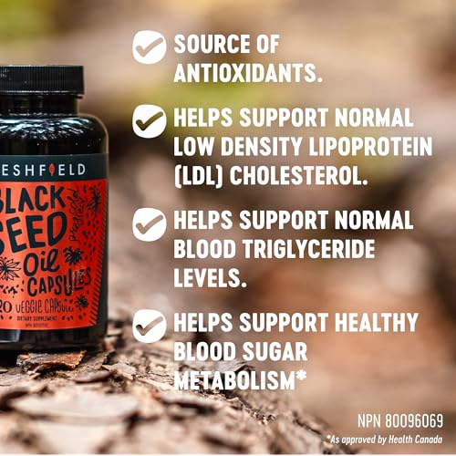 Etiqueta de Freshfield Black Seed Oil