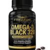 Frezzor Omega-3 Black cápsulas mejillón-verde frontal