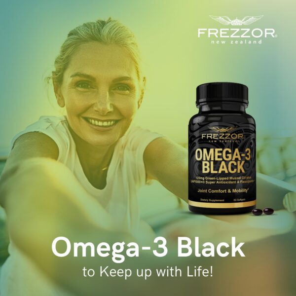 Etiqueta de FREZZOR Omega 3 Black