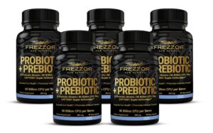 FREZZOR probiótico y prebiótico cápsulas frasco 90 cápsulas