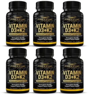 FREZZOR Vitaminas D3 y K2 frasco 360 softgels