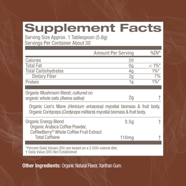 Frijoles orgánicos arábica para mezcla de champiñones y café