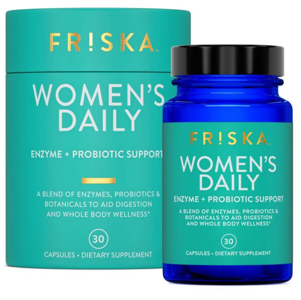 FRISKA Daily Digestive Enzymes frasco frontal