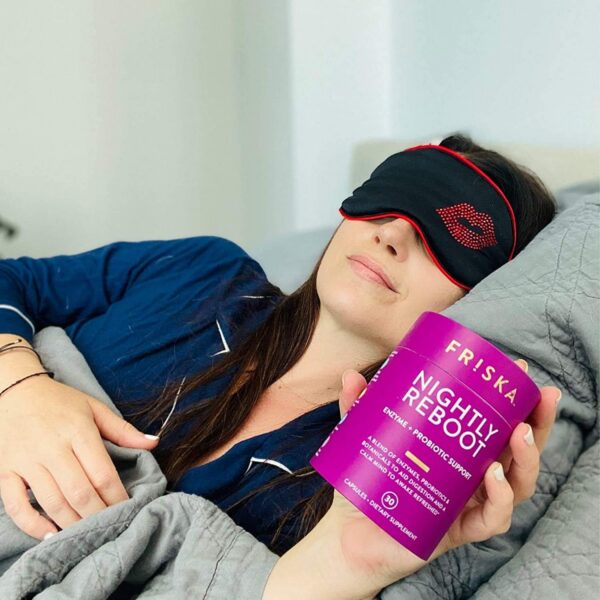 Frasco y etiqueta FR!SKA Nightly Reboot