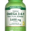 Version 1.0.0 Frente de la botella Nature's Truth Omega 3 6 9