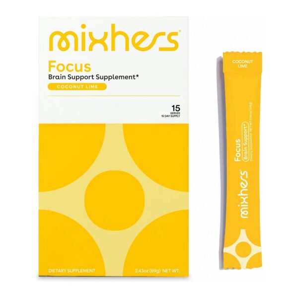 Caja de Mixhers Focus Brain coco-lima