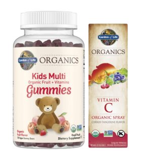 Frente del envase Garden of Life Gomitas Fruta Orgánicas