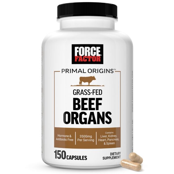 Version 1.0.0 Frente del envase FORCE FACTOR Primal Origins