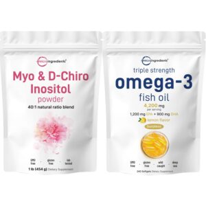 Version 1.0.0 Frente del paquete Micro Ingredients omega-3 y inositol