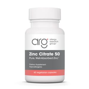 Version 1.0.0 Frente del envase Zinc Citrate - Allergy Research Group