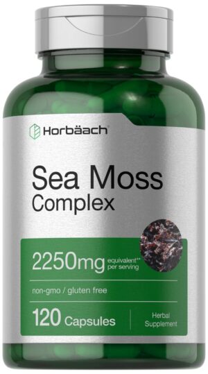 Version 1.0.0 Frente del envase Horbaach Sea Moss Complex