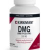 Frente del envase Kirkman DMG 300 mg 120 cápsulas