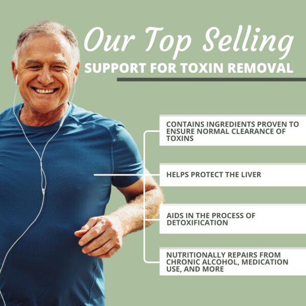 Frontal caja suplemento detox hígado y riñón Optimal Health