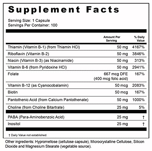 Frontal de caja suplemento vitamina B BioActive Nutrients