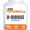 Frontal envase cápsulas D-Ribosa 5000mg BulkSupplements