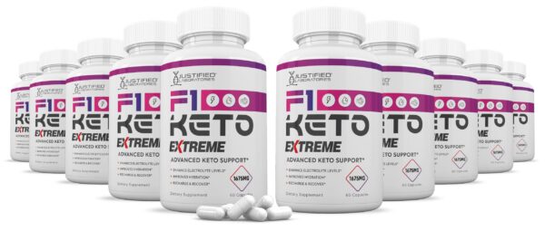 Frontal del envase F1 Keto Pills
