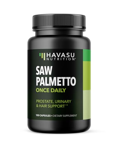 Frontal de envase suplemento Saw Palmetto para función urinaria y próstata