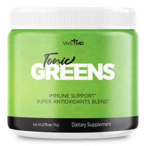 Frontal del envase Tonic Greens de VIVE MD
