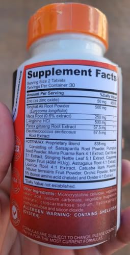 Frontal paquete tabletas Enyvia soporte salud masculina