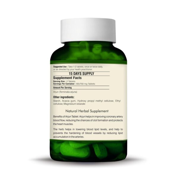 Frontal recipiente tabletas Swaasthya Arjun 60