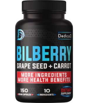 Frontal suplemento DEDICAD extracto arándano 150 cápsulas