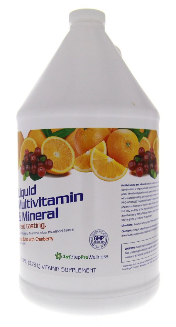 Frontal suplemento líquido 1 galón vitaminas minerales 1st Step