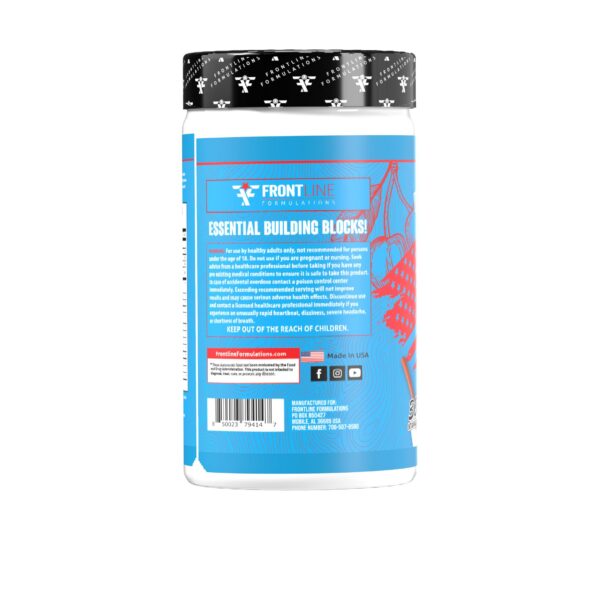 Lista de ingredientes de Amino Flood Frontline Formulations