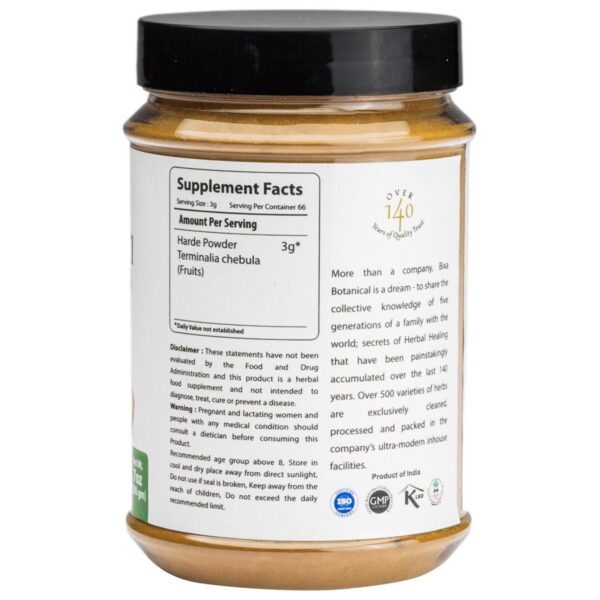 Fruto seco Haritaki para polvo ayurvédico natural