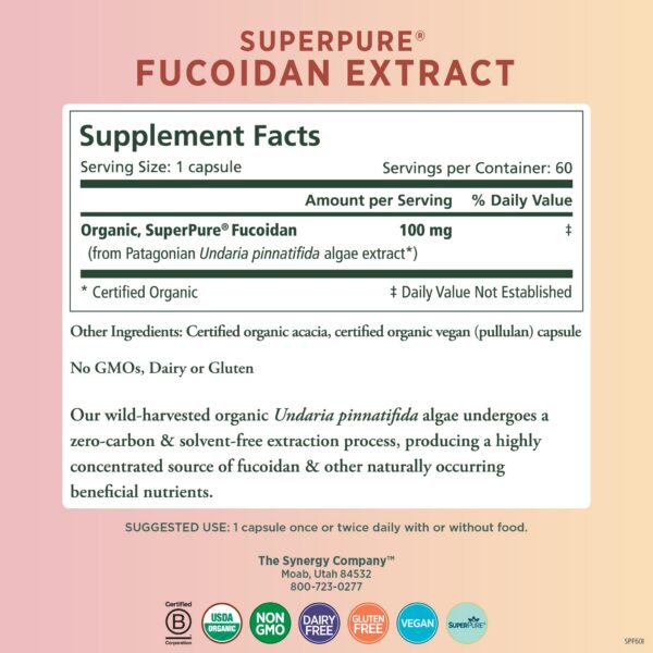 Cápsulas Fucoidan Pure Synergy