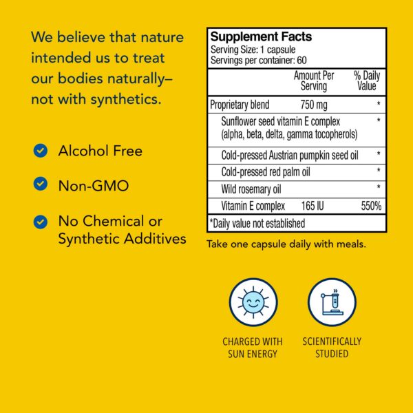 Fuente alimentaria vitamina e Purely-E sin GMO sin aditivos
