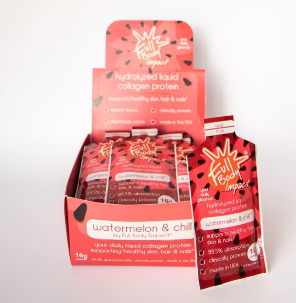 Frente de la botella Full Body Impact Colágeno