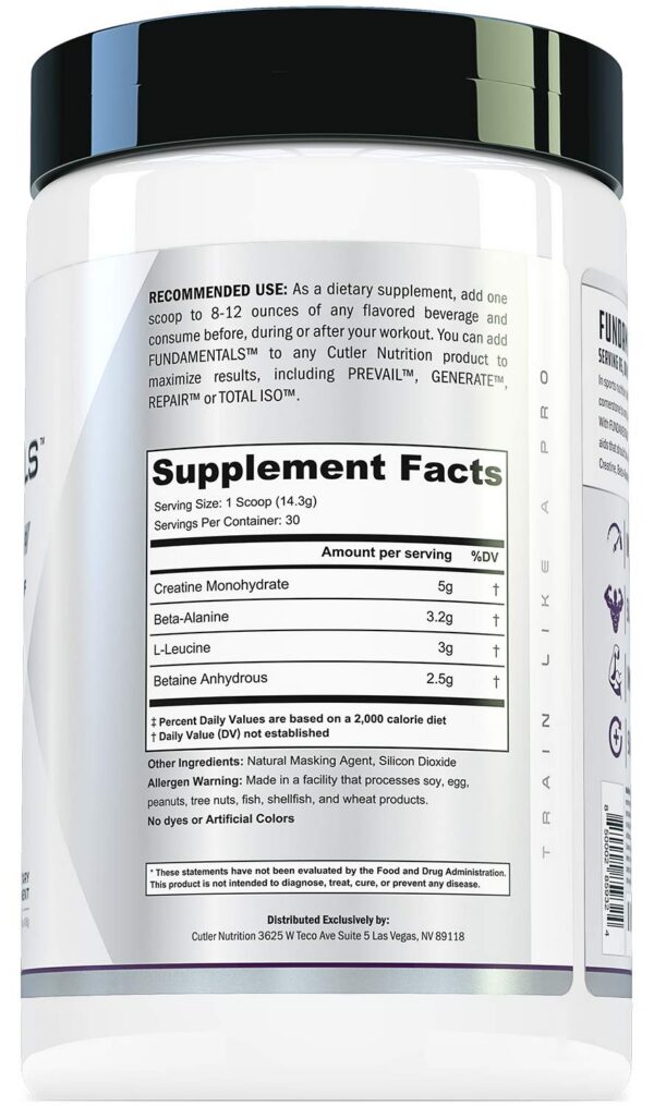 Version 1.0.0 Fundamentals Etiqueta y Frasco