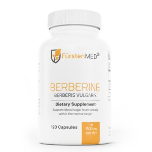 Frasco de FürstenMED Berberina con etiqueta