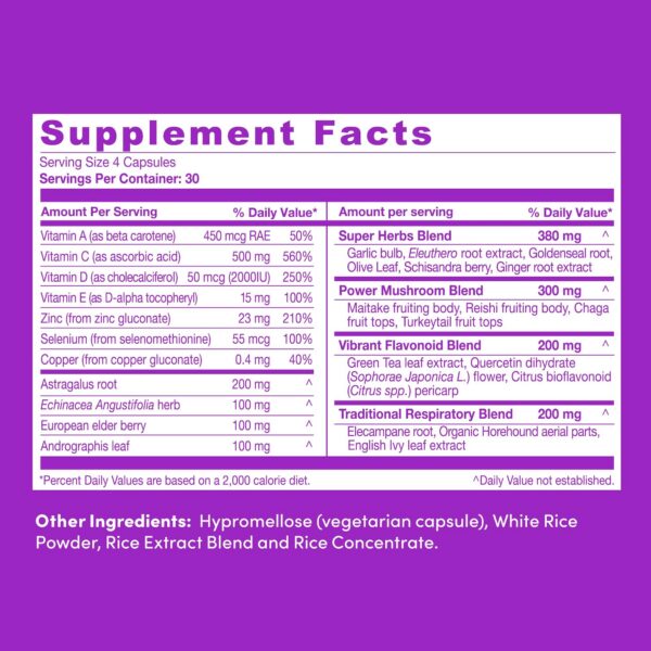 Version 1.0.0 further food suplemento vitamínico 120 cápsulas soporte