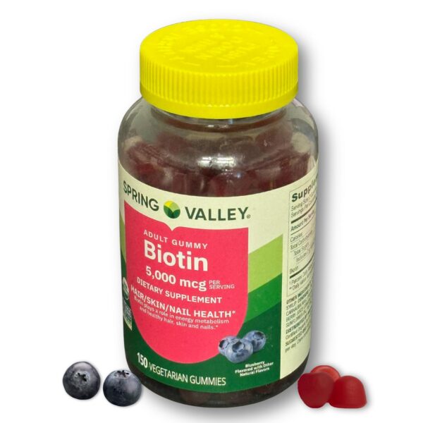 Biotina 5000 mcg front