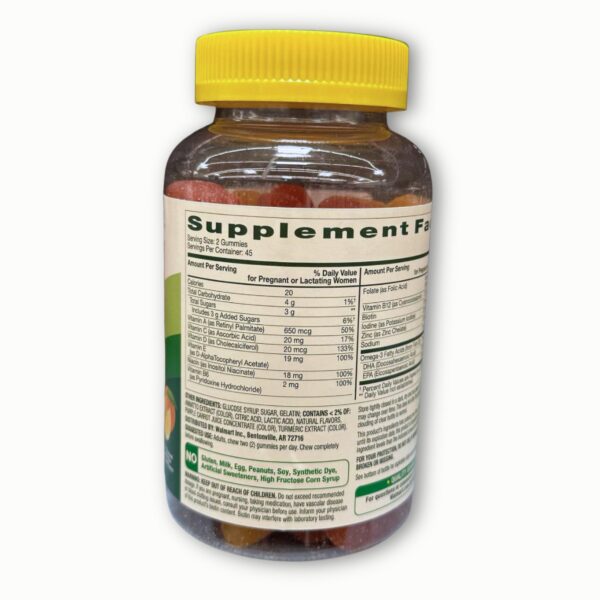 Gomitas en frasco condha y ácido fólico