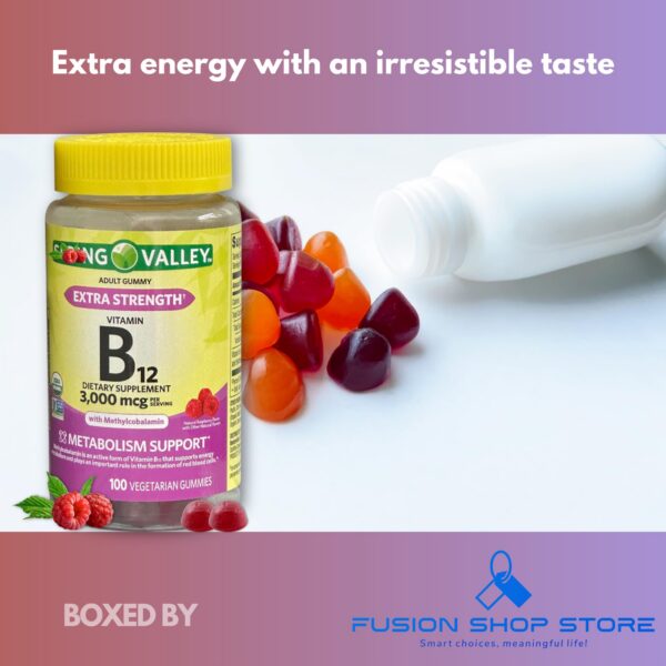 Version 1.0.0 Etiqueta gomitas B12 frambuesa