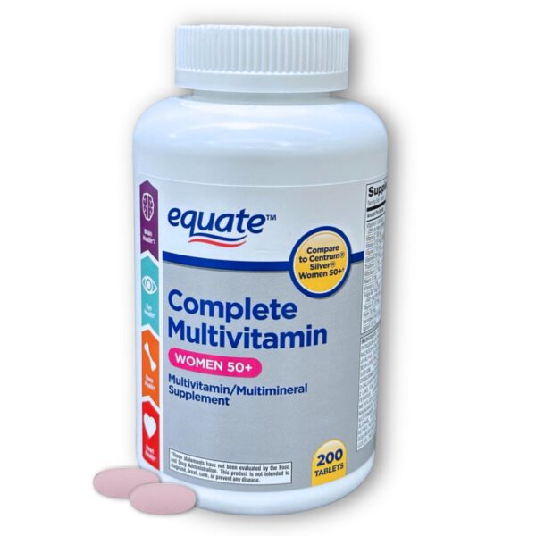 Version 1.0.0 Frente de la botella FUSION SHOP STORE Multivitamínico 50+