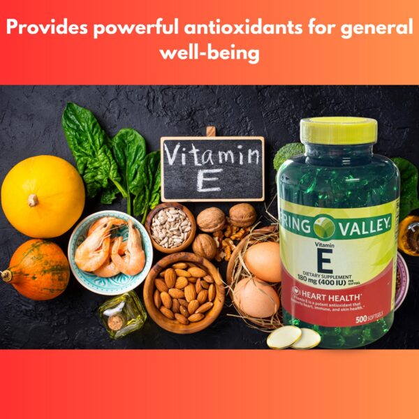 Cápsulas de Vitamina E 400 IU