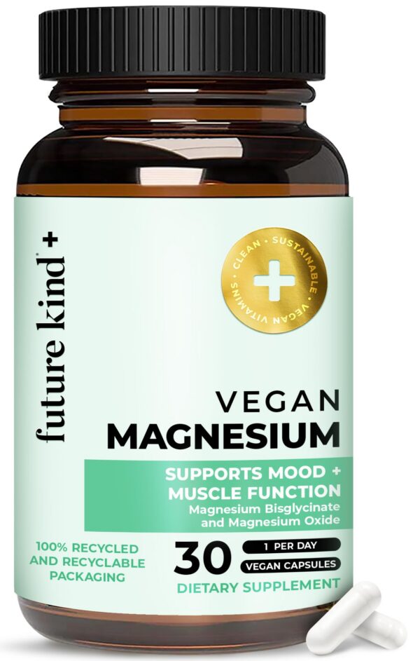 Version 1.0.0 Future Kind magnesio quelado vegano frasco