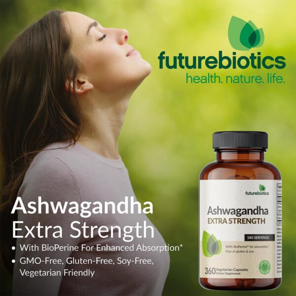 Version 1.0.0 Futurebiotics Ashwagandha extracto 20 a 1 anti estrés natural