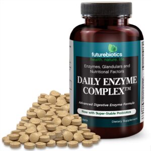 Frasco frontal de Futurebiotics Daily Enzyme Complex