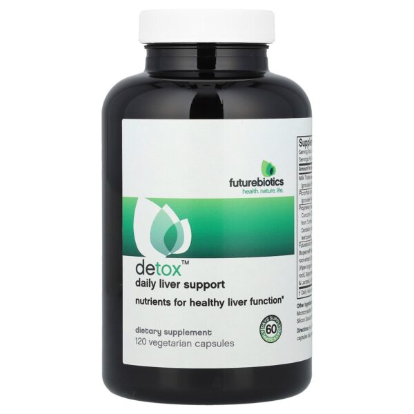 Futurebiotics Detox soporte hepático 120 cápsulas vegetales